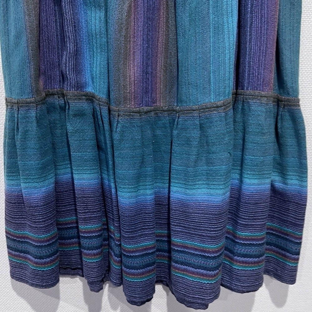 Green Tree Trading Margaret Fischer Handwoven Cotton 2 Pc Set Tiered Skirt & Top - Picture 13 of 13